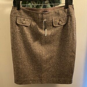 The Limited Brown Pencil Skirt